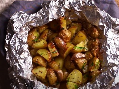 grilled potatoes in foil recipe