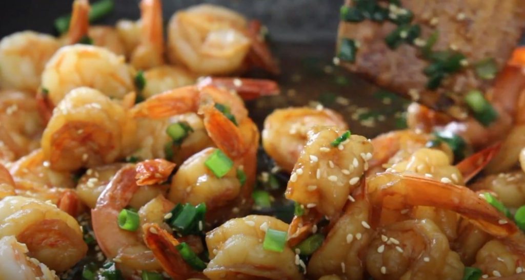 ginger-garlic shrimp recipe