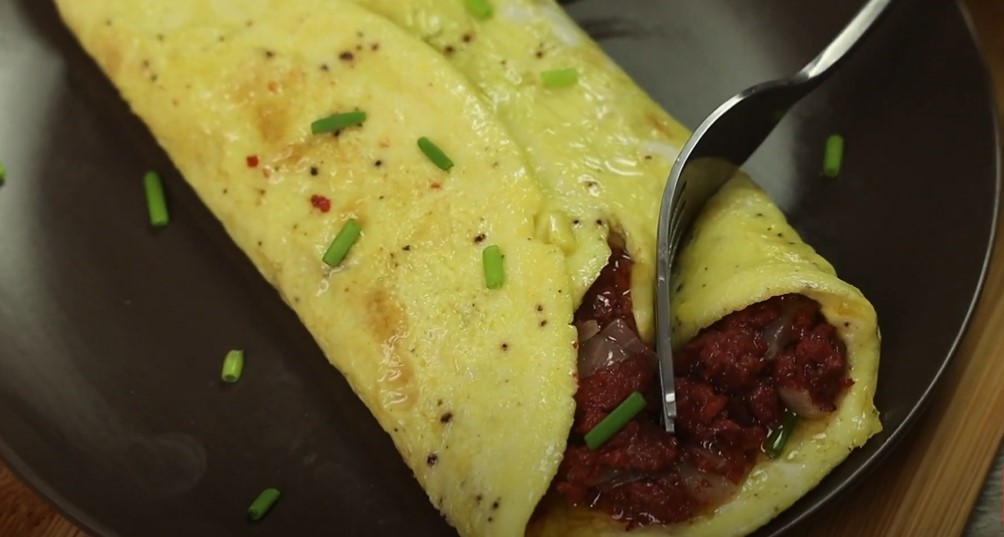 corned beef omelet recipe