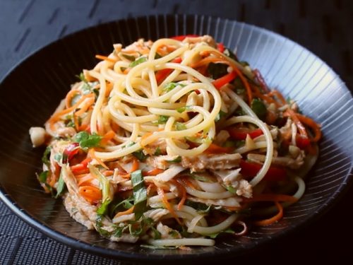 asian chicken noodle salad recipe