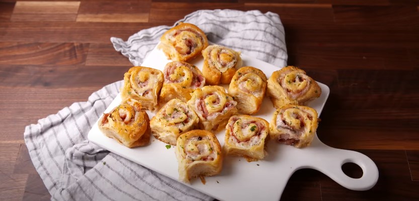 hot ham and cheese roll up recipe