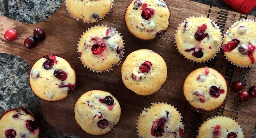 fluffy cranberry orange muffins recipe