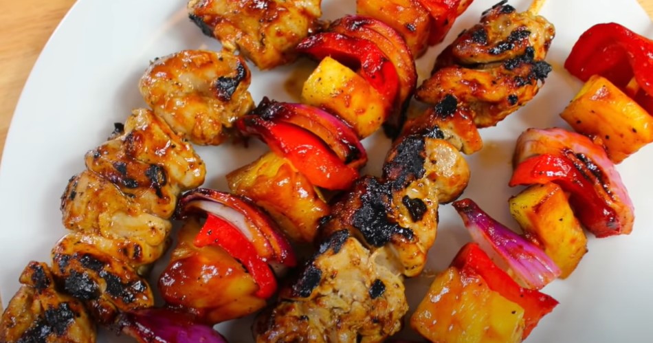 chicken and pineapple kabobs recipe