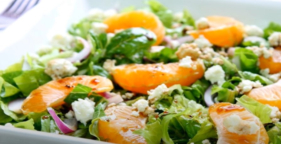 spinach and orange salad with pecans recipe