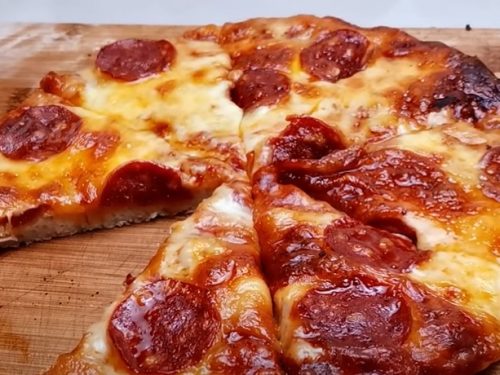 homemade pepperoni pizza recipe