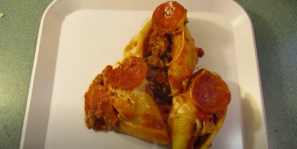 pizza stuffed shells recipe