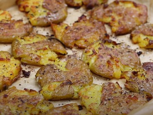 parmesan smashed potatoes recipe