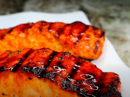 sweet and spicy glazed salmon recipe
