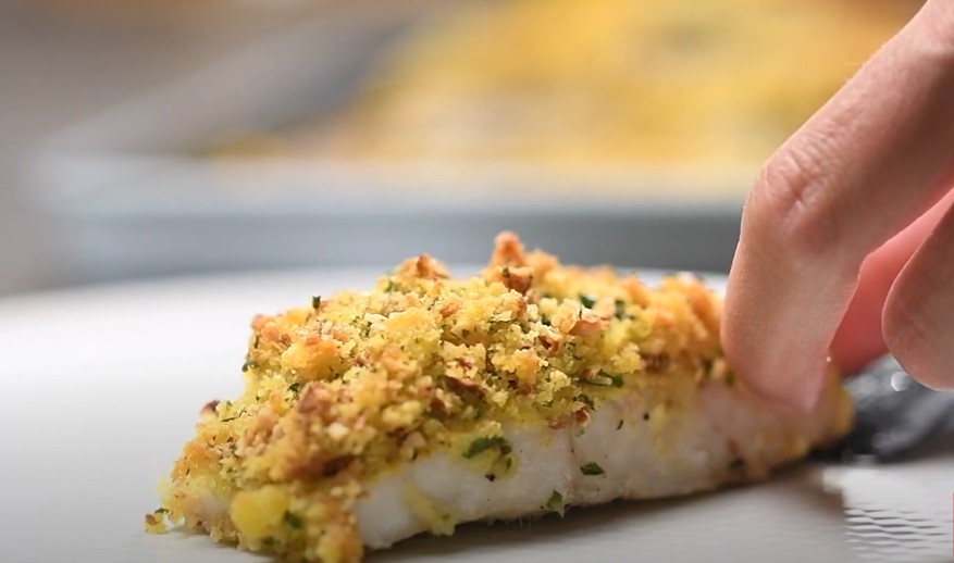 baked fish with parmesan breadcrumbs recipe