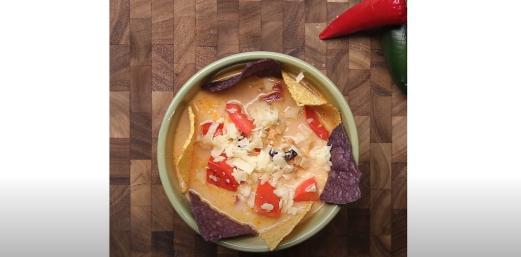Slow Cooker Beefy Nacho Soup Recipe