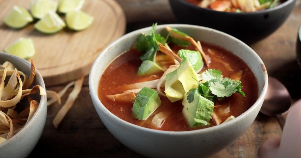 slow cooker tortilla soup recipe