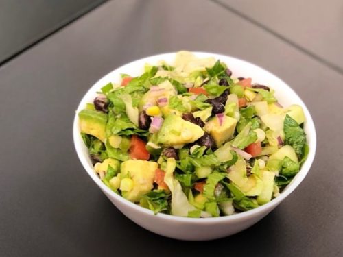 mexican green salad with jalapeño-cilantro dressing recipe