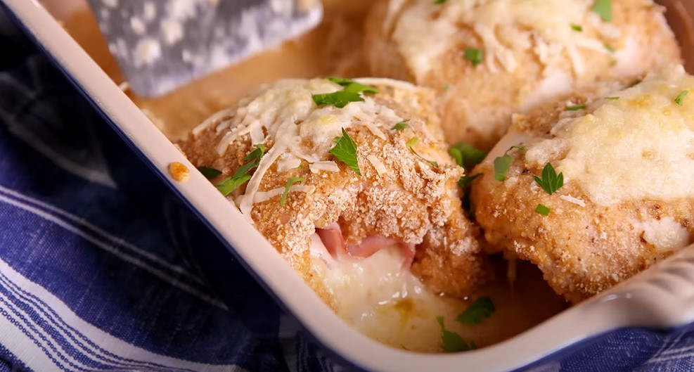 chicken cordon bleu roll ups recipe