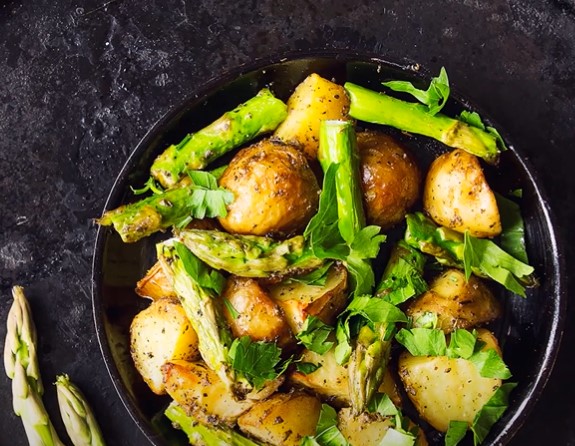 roasted potatoes and asparagus recipe