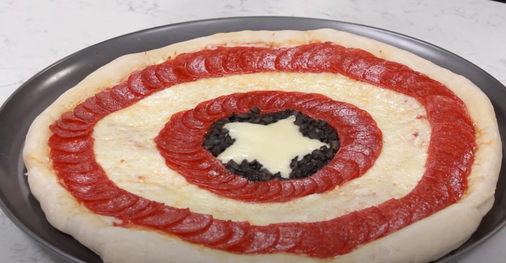 captain america pizza recipe
