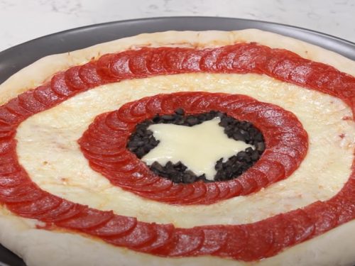 captain america pizza recipe