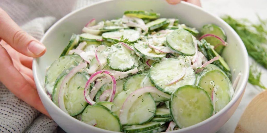 creamy cucumber pasta salad recipe