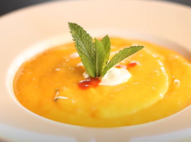 orange-mango soup recipe