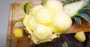 piña colada sorbet recipe