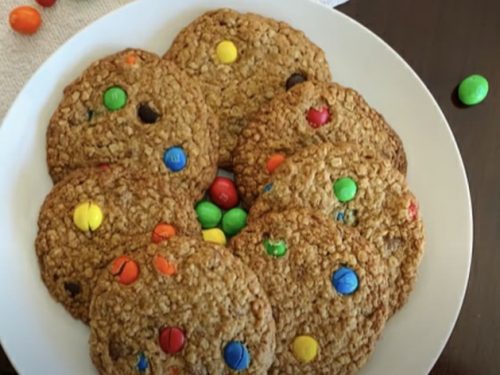 chewy oatmeal m&m cookies recipe
