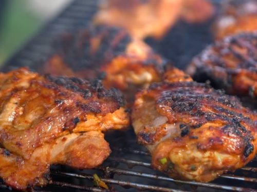 korean grilled chicken breasts recipe