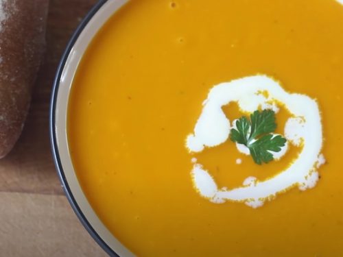 creamy roasted pumpkin soup recipe
