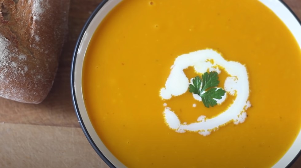 creamy roasted pumpkin soup recipe