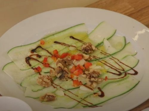 zucchini carpaccio recipe