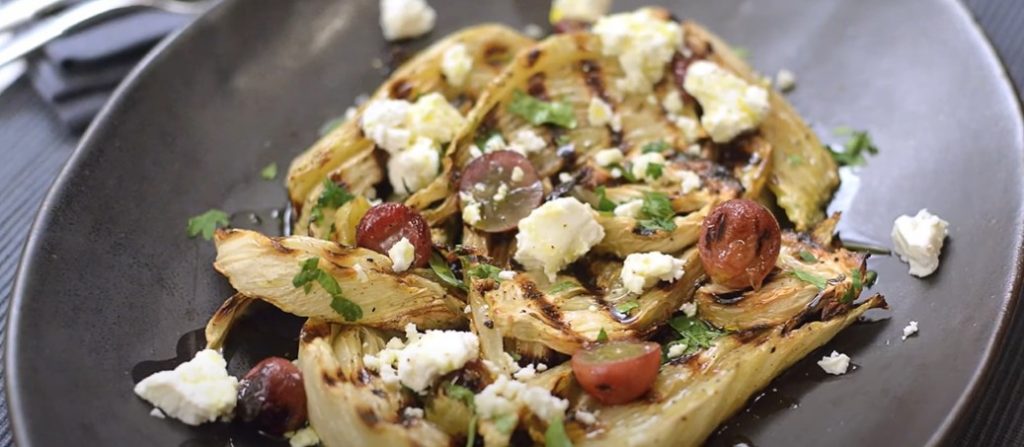 warm fennel and bitter greens salad recipe