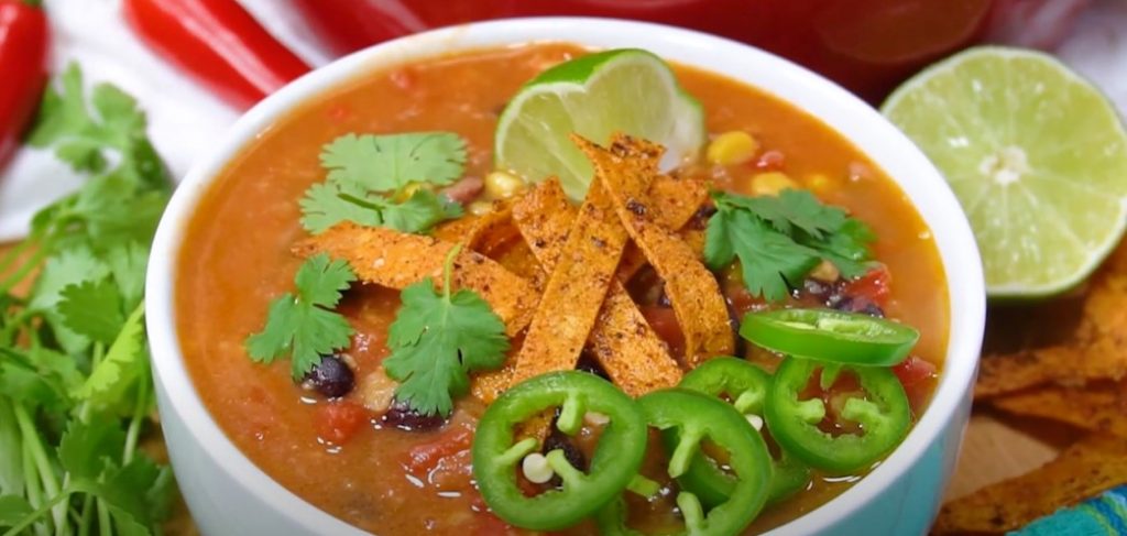 black bean tortilla soup recipe