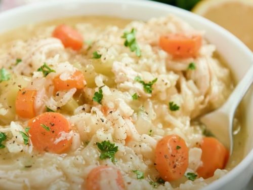 chicken and brown rice soup recipe