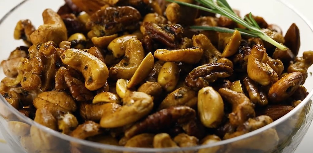 Truffle Rosemary Party Nuts Recipe