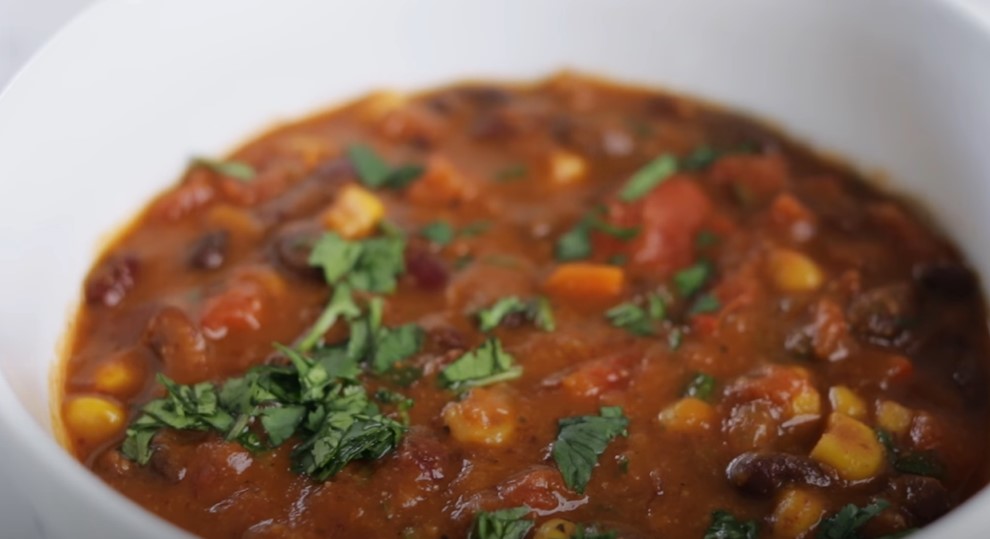 veggie vegetarian chili recipe