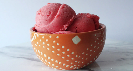 3 ingredient fresh strawberry sorbet recipe