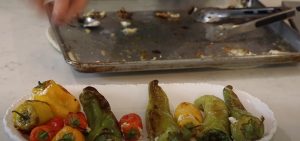 vegetarian greek bell pepper and feta bake recipe