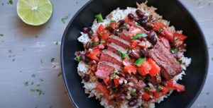 chipotle steak rice bowls recipe