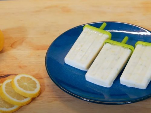 4-ingredient creamy lemon popsicles recipe