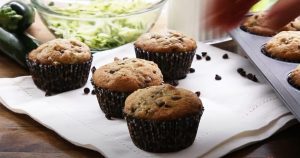 chocolate chip zucchini muffins recipe