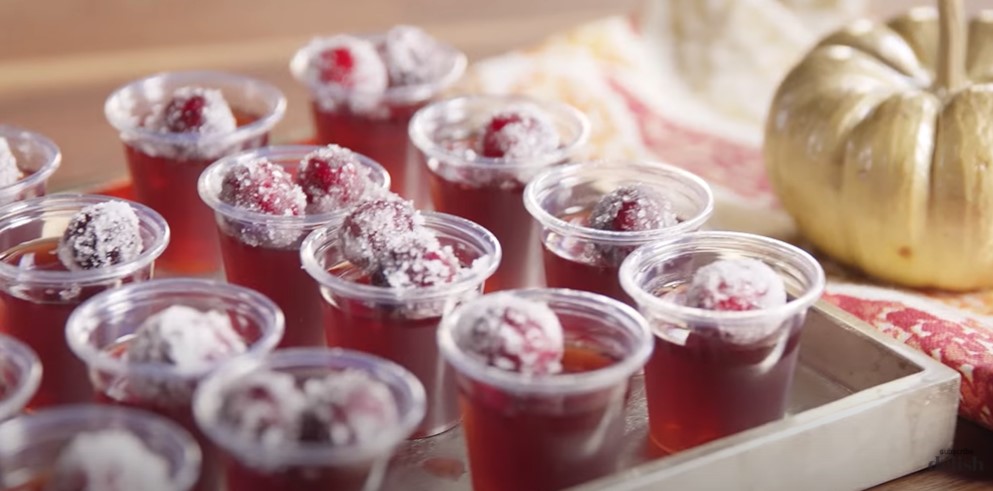 cranberry sauce jello shots recipe