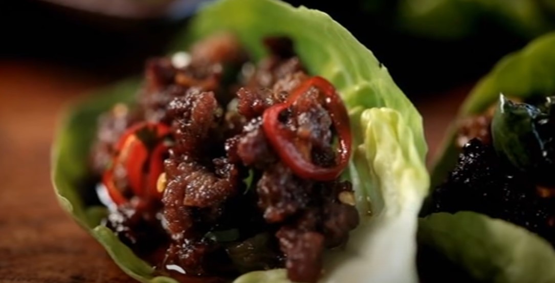 curry-scented grilled beef lettuce wraps recipe