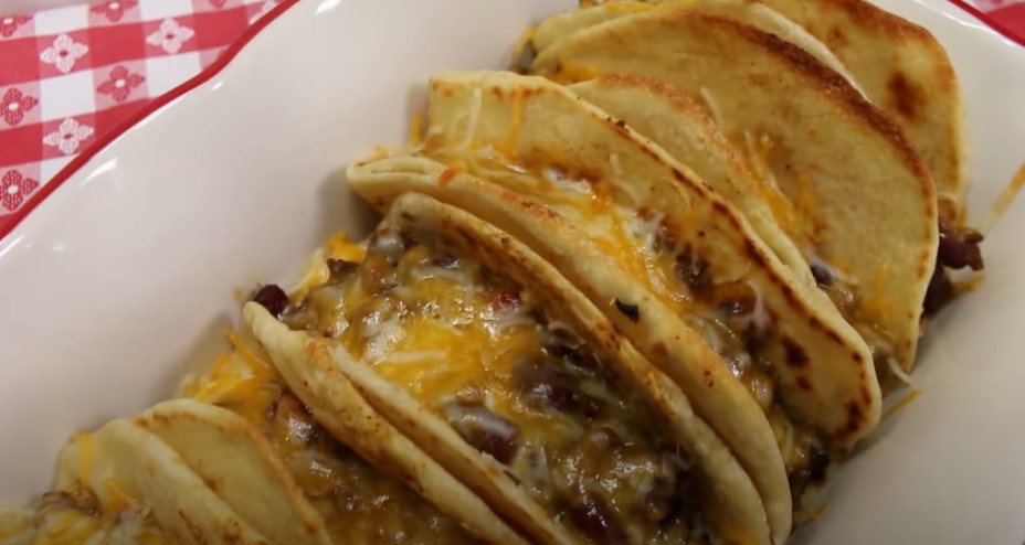 cheesy oven baked tacos recipe