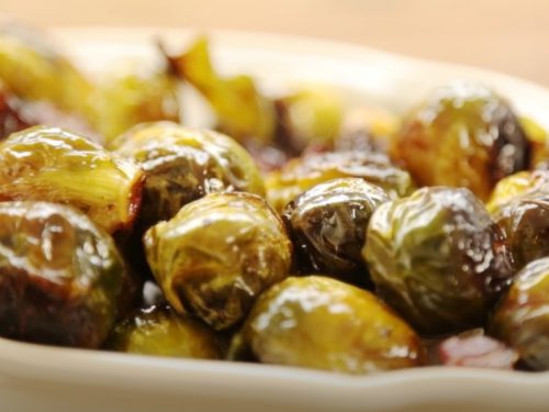 roasted brussels sprouts with maple glaze recipe