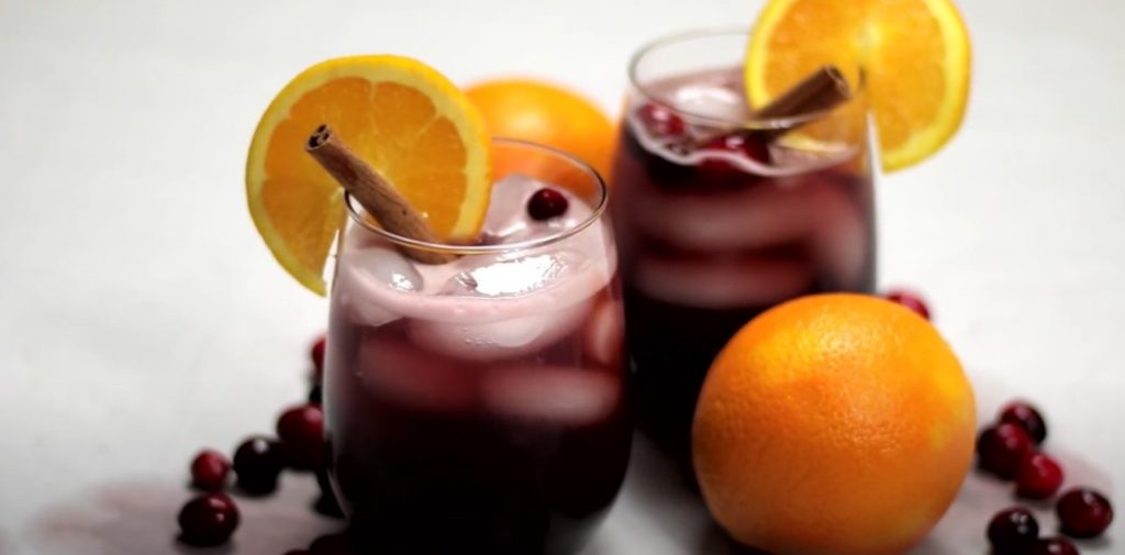 sparkling cranberry orange sangria recipe