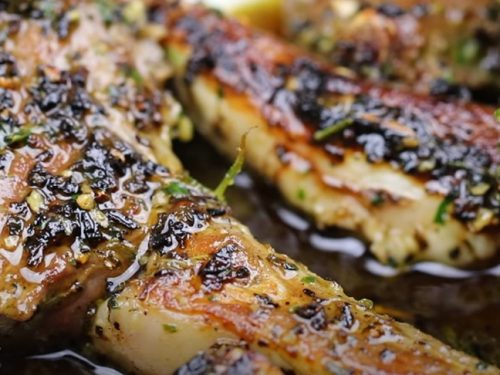 garlic herb crusted roast lamb recipe