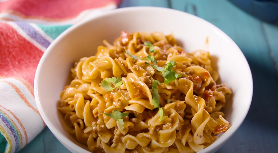 no yolks® one pot cheesy taco noodles recipe