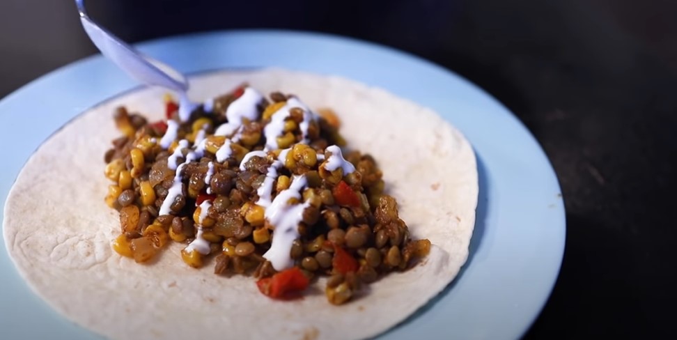 slow-cooked vegetarian lentil tacos recipe