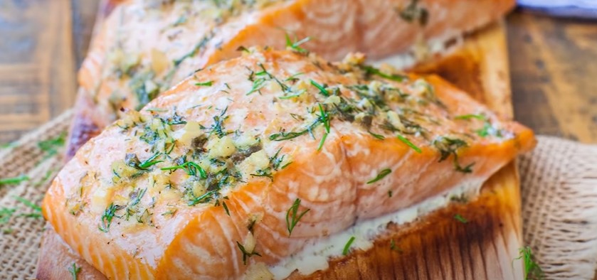 cedar plank spice-rubbed salmon recipe