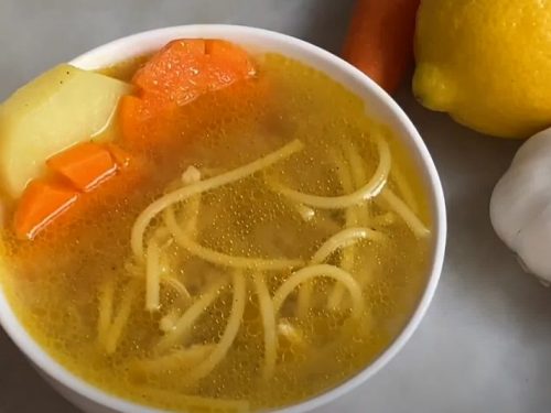 lemon ginger chicken noodle soup recipe