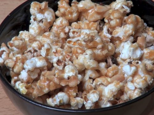 caramel-nut popcorn recipe