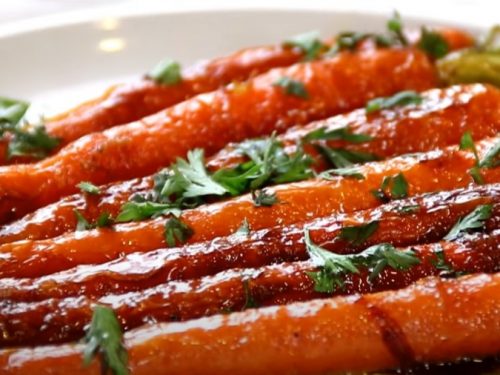sautéed brown butter garlic rainbow carrots recipe